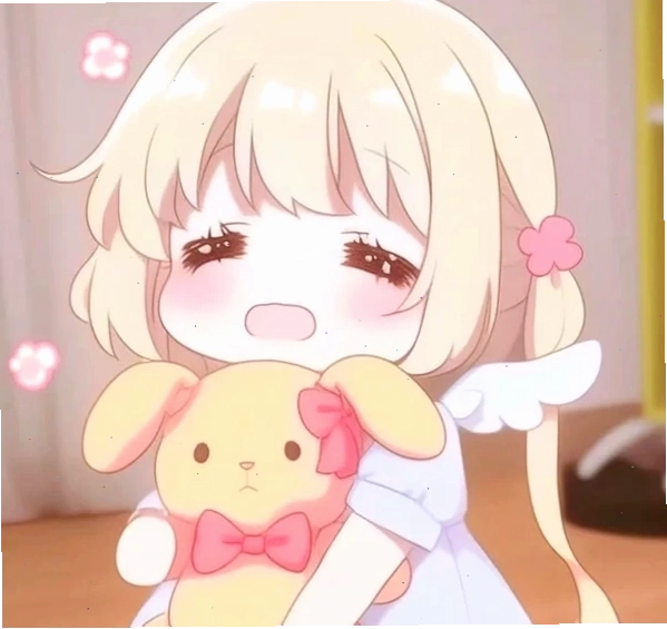 Cô gái chibi cười tươi rạng rỡ