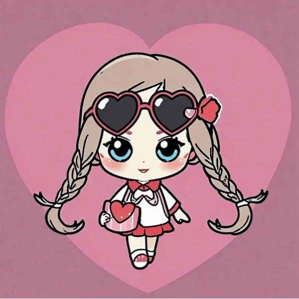 Cô gái chibi đơn giản, tinh tế