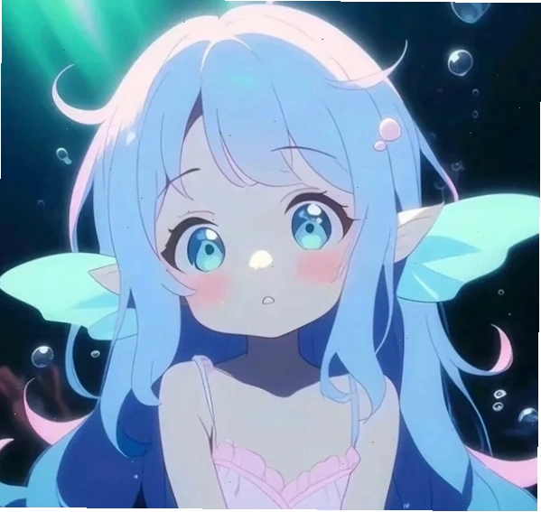 Cô gái chibi với mái tóc ngắn cá tính