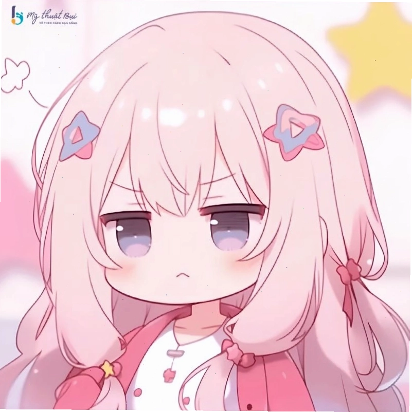 Cô gái chibi với nụ cười tươi tắn
