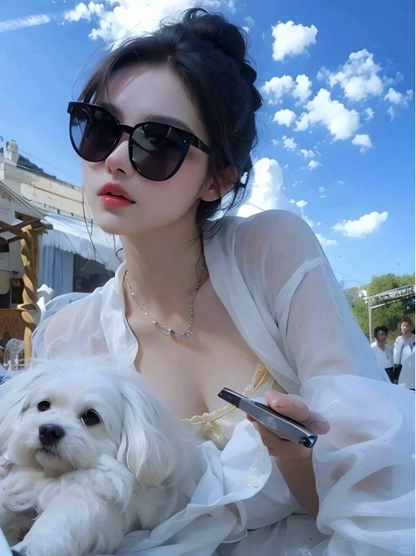 Cô gái Trung Quốc với ánh mắt sắc sảo và biểu cảm mạnh mẽ