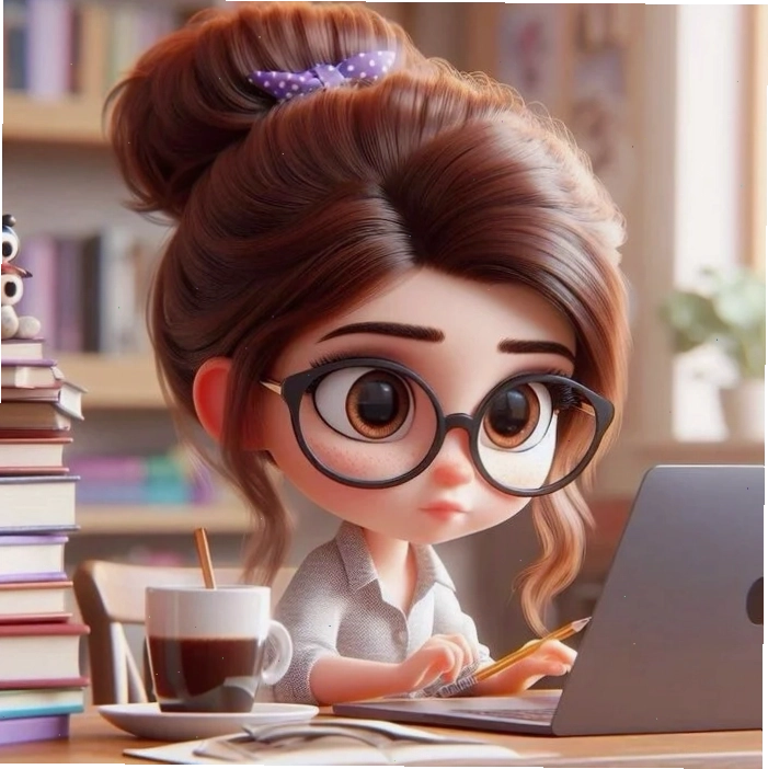 Cô giáo mầm non chibi trong tà áo dài