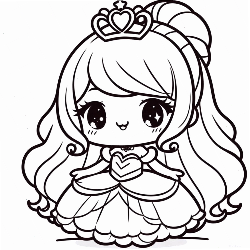 Công chúa chibi nhỏ bé, xinh xắn