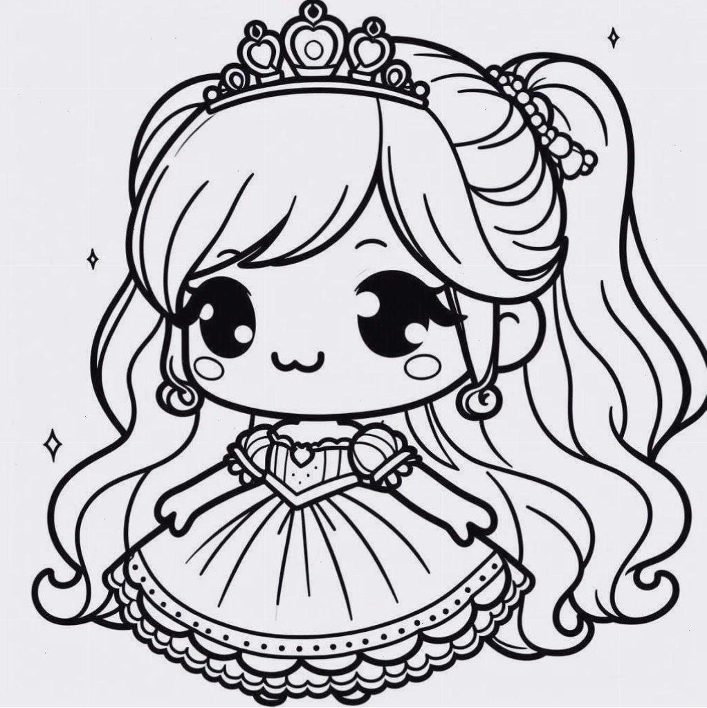 Công chúa chibi thân thiện, đáng yêu