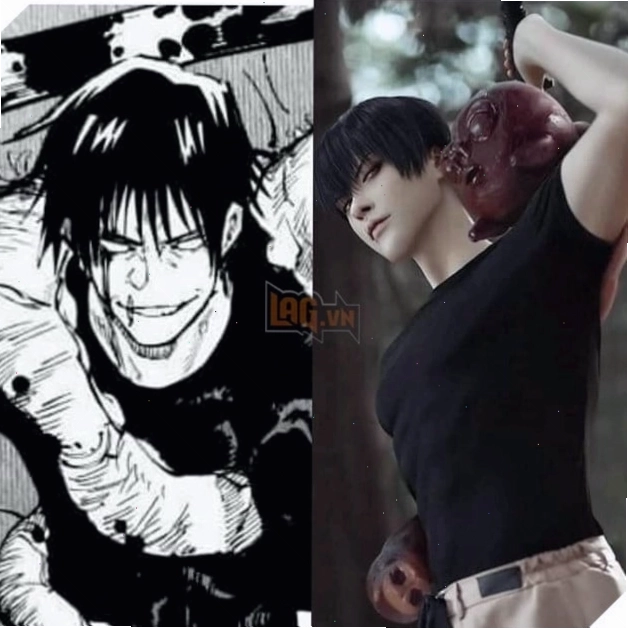 Cosplay nhân vật Toji Fushiguro trong Jujutsu Kaisen