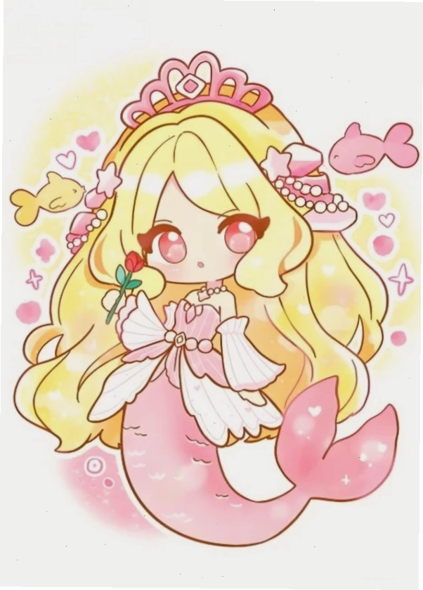 Cung Song Ngư Anime Chibi đẹp mắt