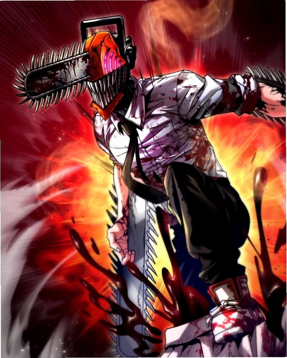 Denji với biểu cảm suy tư về tương lai