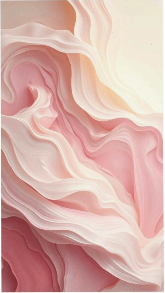 Dòng sữa dâu tây ngọt ngào cuộn xoáy nhẹ nhàng trên nền hình nền màu hồng nhạt pastel