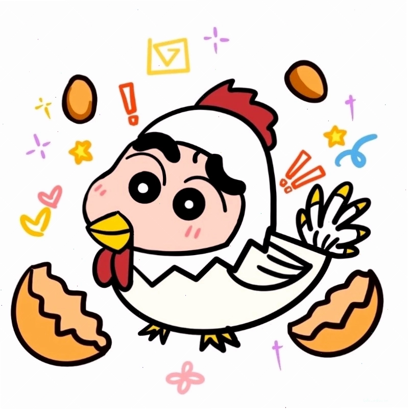 Gà chibi 8 đang ngồi thiền định