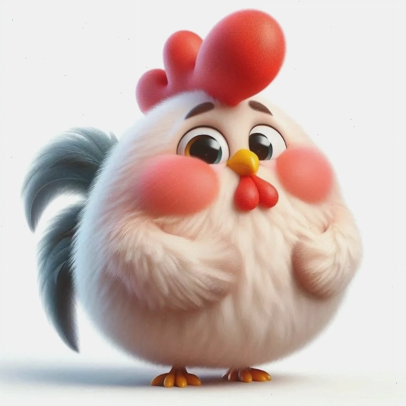 Gà chibi 9 đang tập thể dục