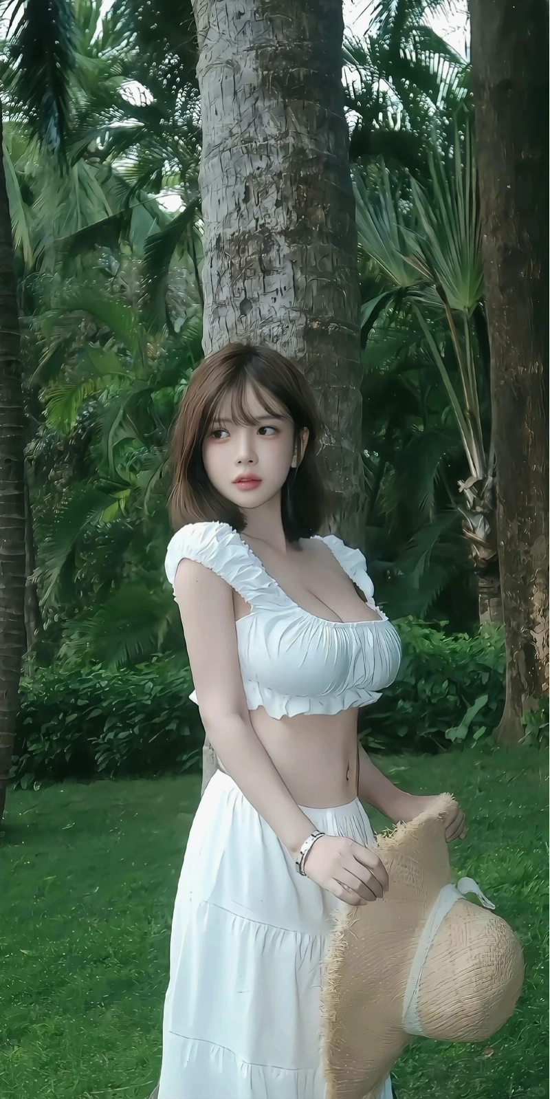 Gái đẹp Trung Quốc dễ thương trong trang phục năng động