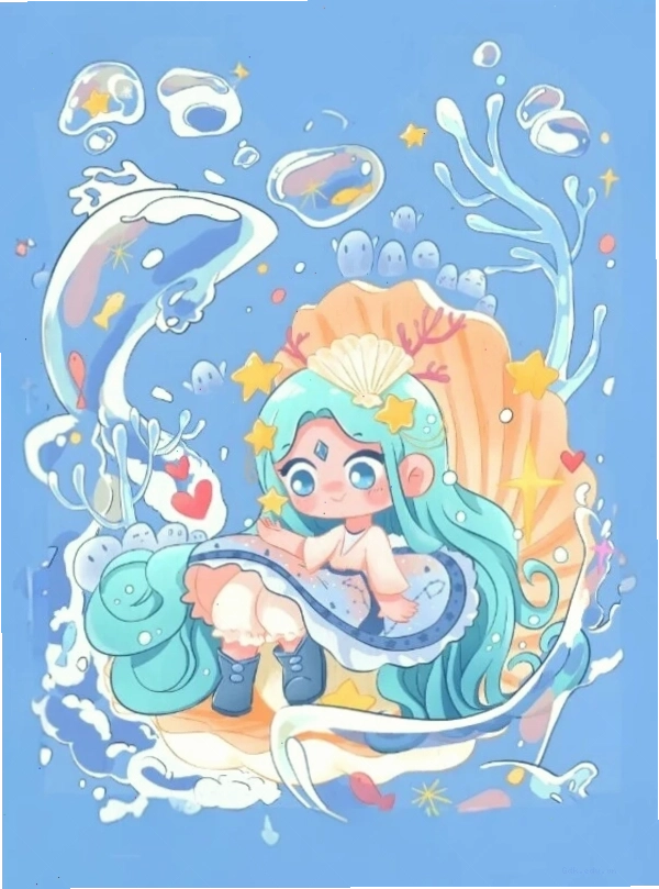 Giải đáp thắc mắc cung Song Ngư là con gì qua hình ảnh Chibi