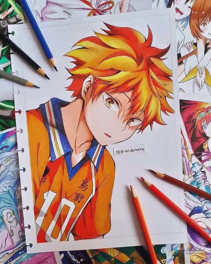 Hình ảnh anime chibi dễ thương với trang phục sặc sỡ