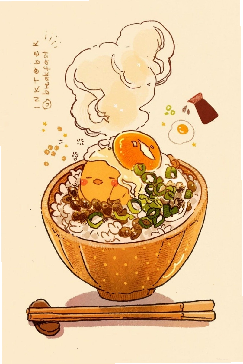 Hình ảnh đồ ăn Chibi đẹp nhất