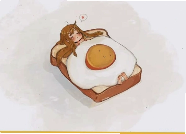 Hình ảnh đồ ăn Chibi với bánh sandwich đáng yêu