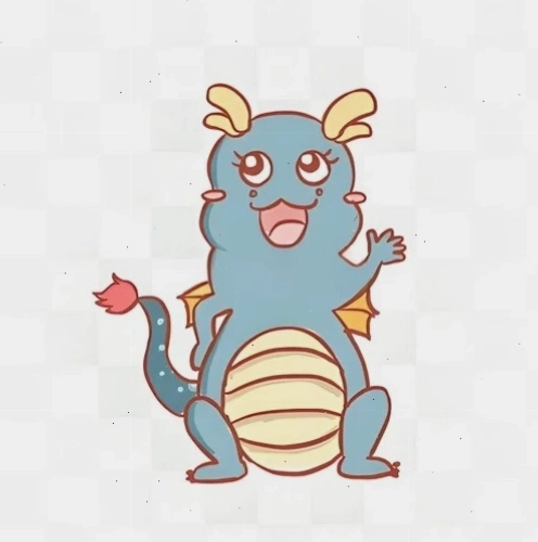 Hình ảnh em bé rồng chibi cực kỳ đáng yêu