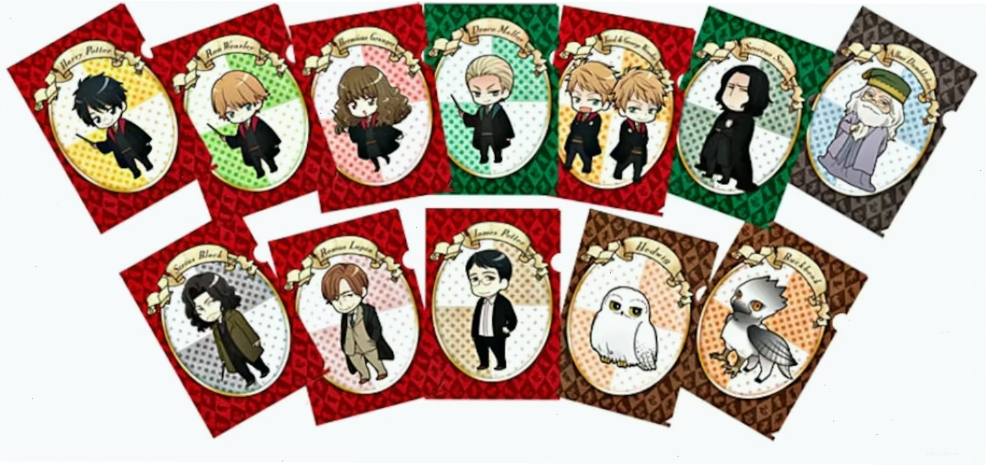Hình ảnh fanart Harry Potter dễ thương theo phong cách anime