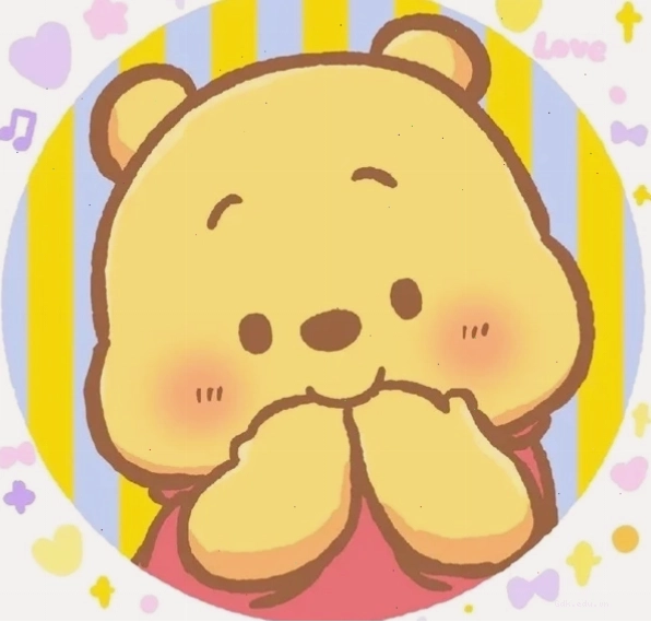Hình ảnh gấu chibi dễ thương đang ôm bình sữa
