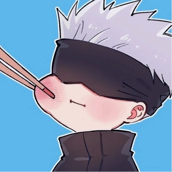 Hình ảnh Gojo Satoru chibi đáng yêu và ngộ nghĩnh