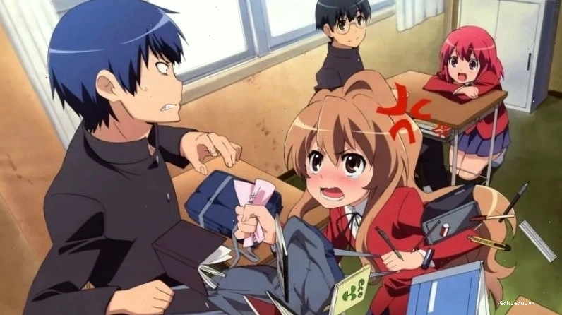 Hình ảnh nhân vật anime trong khoảnh khắc chia ly đầy xúc động