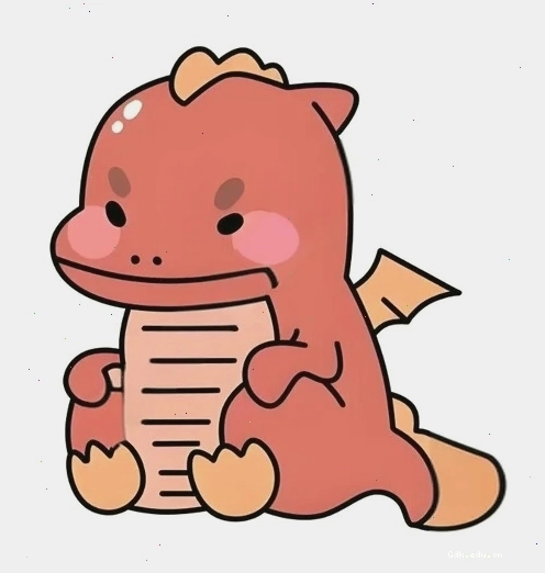 Hình ảnh rồng chibi anime với màu sắc rực rỡ và biểu cảm đáng yêu