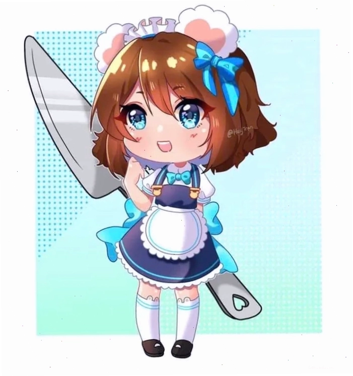 Hình ảnh Simmy chibi với trang phục đời thường
