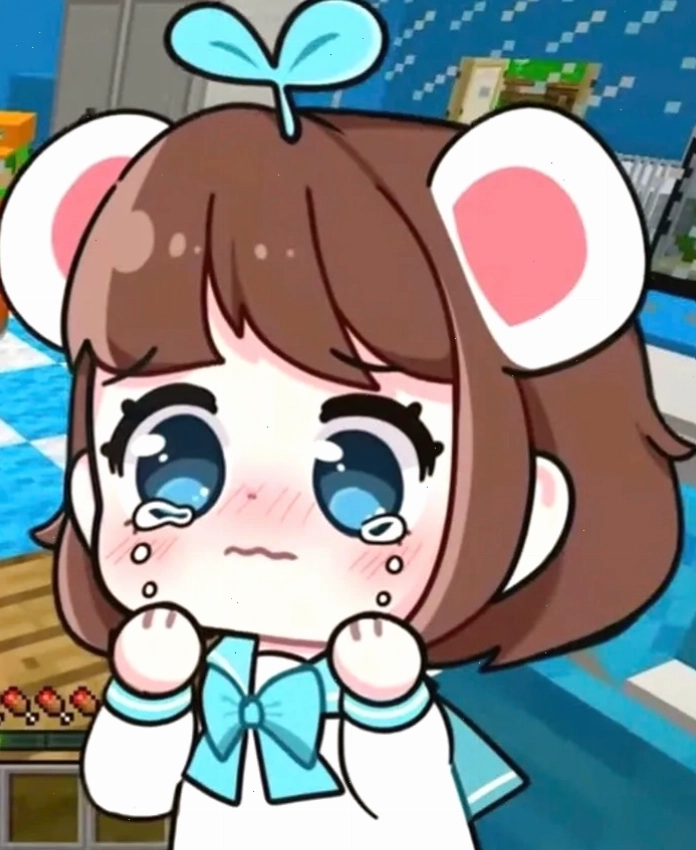 Hình ảnh Simmy mèo chibi với biểu cảm ngộ nghĩnh