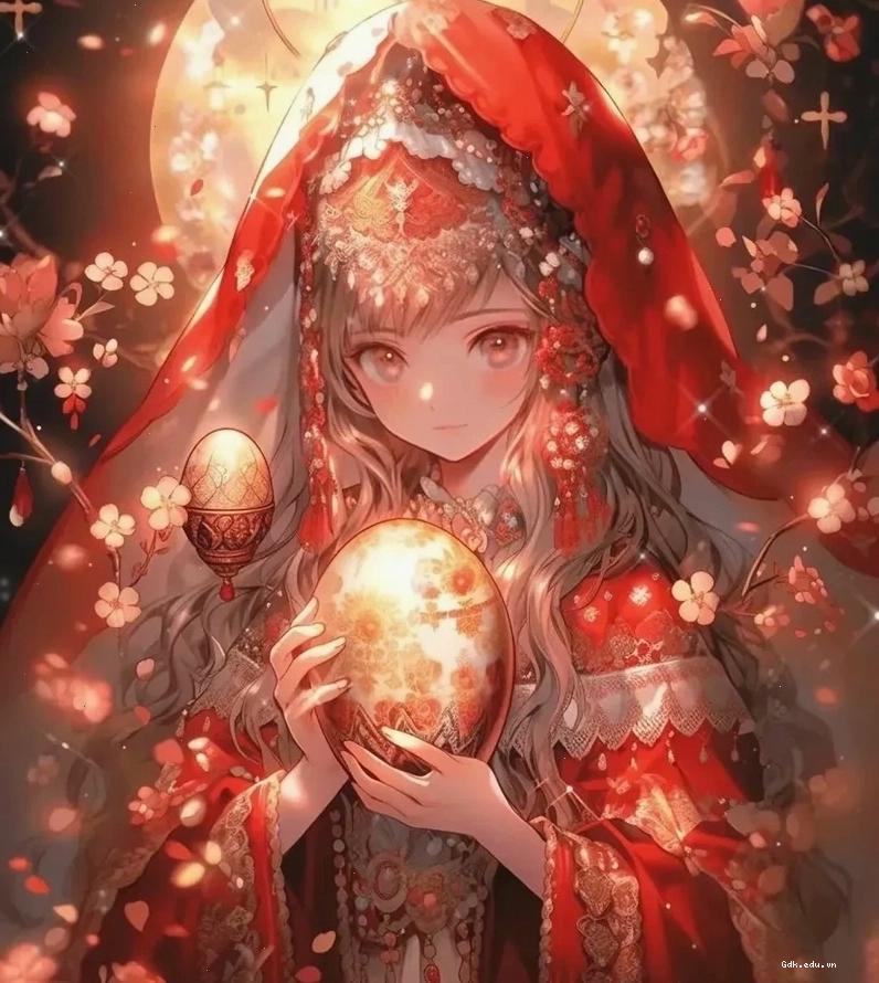 Hình ảnh Thiên Bình nữ anime