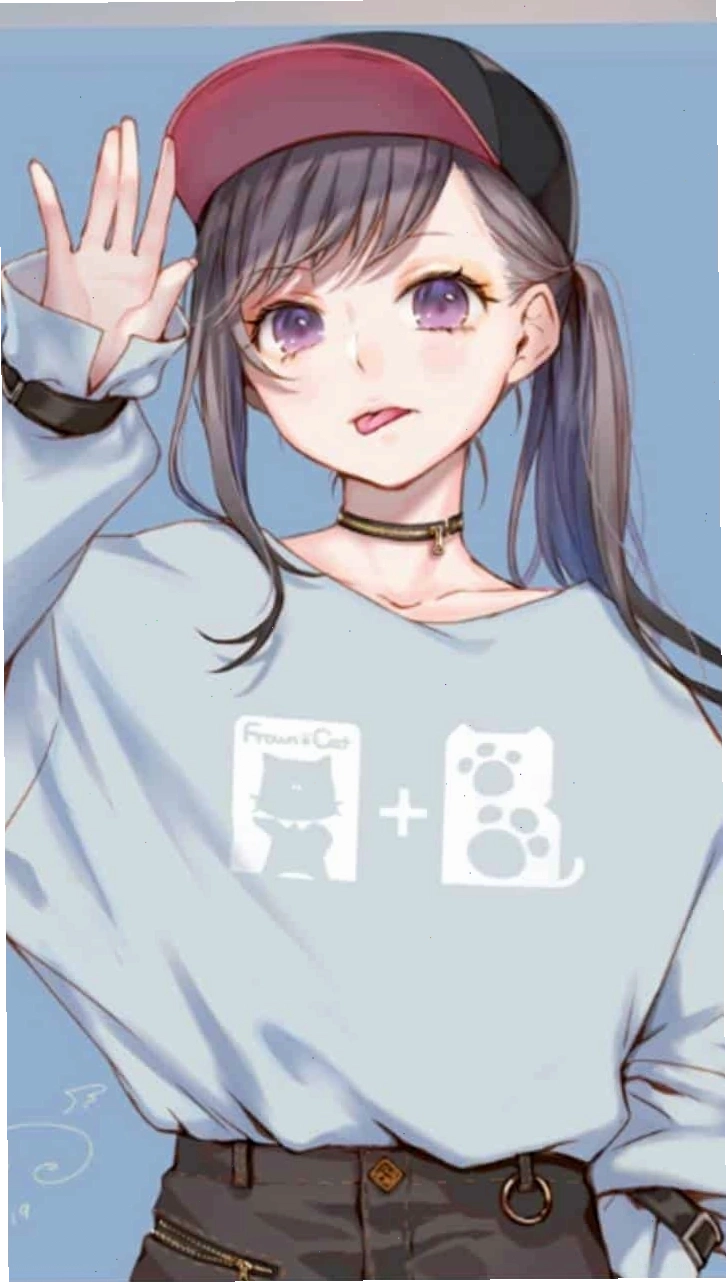 Hình anime nữ ngầu dễ thương và đáng yêu
