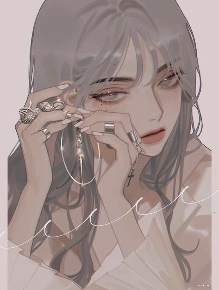 Hình anime nữ ngầu lạnh lùng vô cảm thích thể hiện cá tính của mình