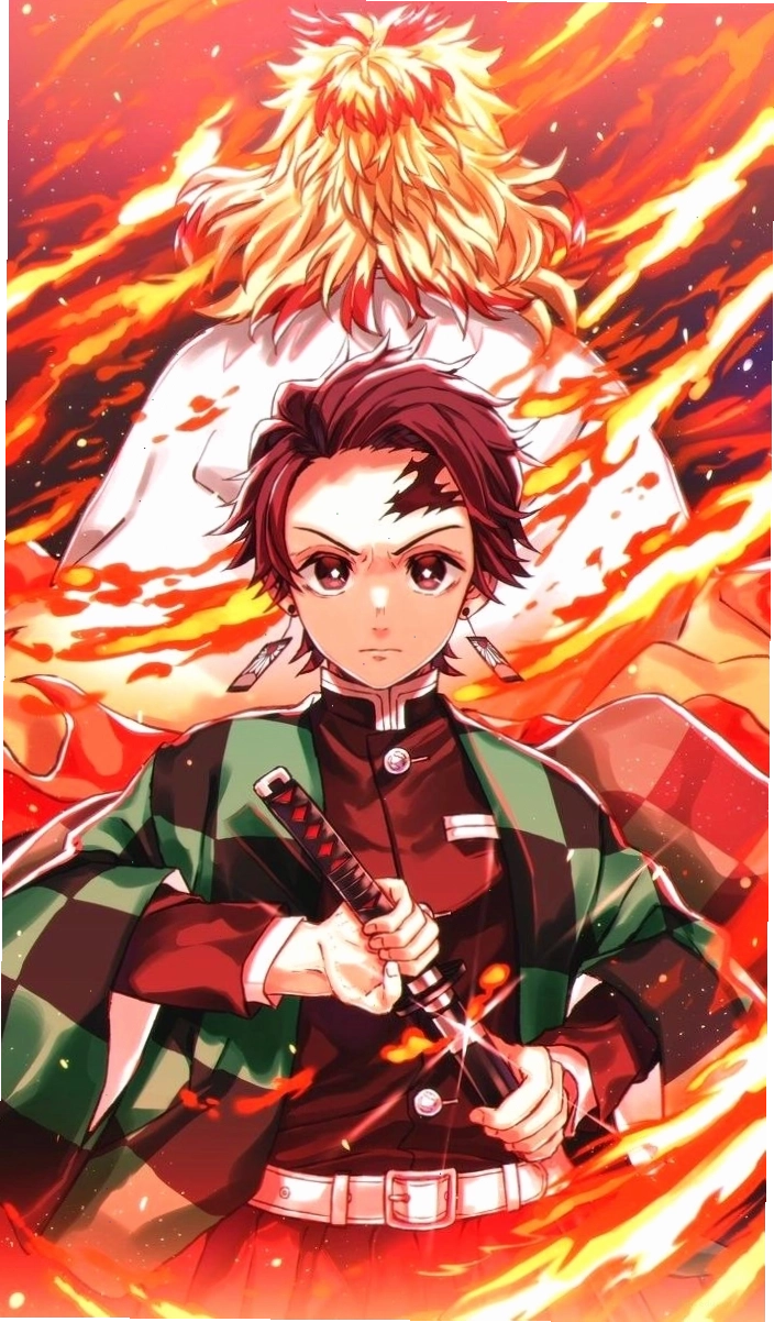 Hình Anime Tanjiro ngầu chất nhất, thể hiện sự tập trung cao độ
