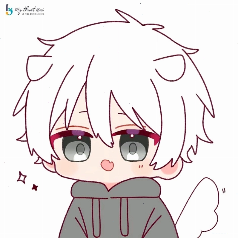 Hình chibi nam nữ siêu cute dễ thương