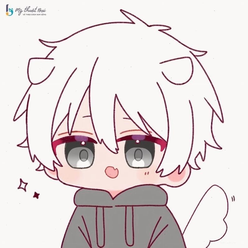 Hình chibi nam nữ siêu cute dễ thương và cực dễ vẽ