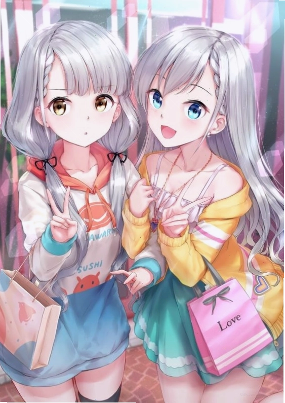 Hình nền anime đôi cho điện thoại