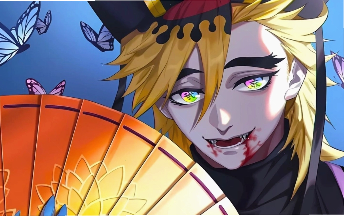 Hình nền anime ngầu nam với ánh mắt sắc bén và phong thái lạnh lùng