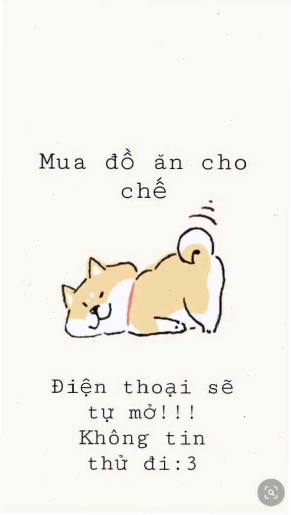 Hình nền điện thoại cute có chữ với phong cách hoạt hình dễ thương