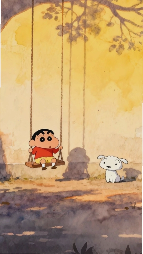 Hình nền điện thoại Shin cute với biểu cảm lè lưỡi vui nhộn