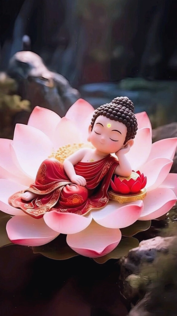 Hình nền hoa sen 3D dọc, lý tưởng cho màn hình điện thoại