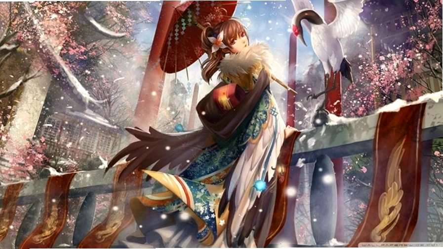 Hình nền máy tính Anime 3D ấn tượng