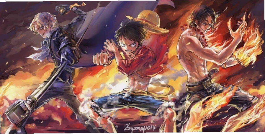 Hình nền máy tính anime 3D với nhân vật chiến binh
