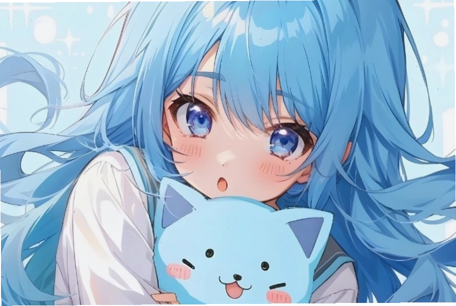 Hình nền máy tính anime cô gái đang nhìn ra cửa sổ
