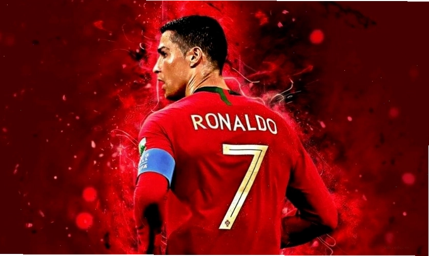 Hình nền máy tính cầu thủ Cristiano Ronaldo với hiệu ứng 3D