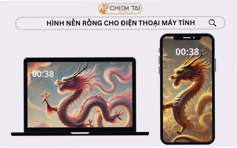 Hình nền rồng uy nghi, hùng vĩ