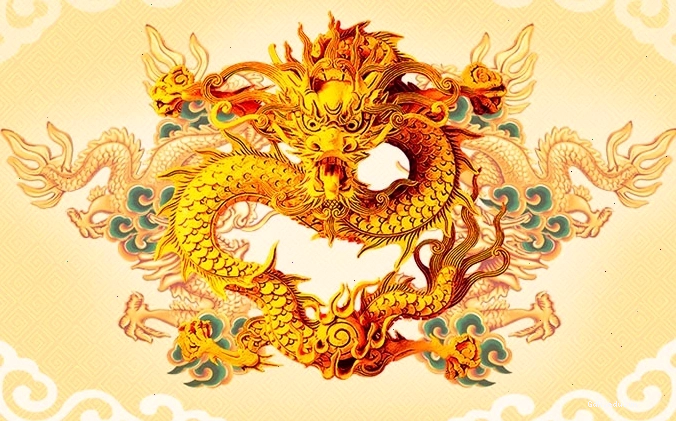 Hình nền rồng xanh 3D ấn tượng