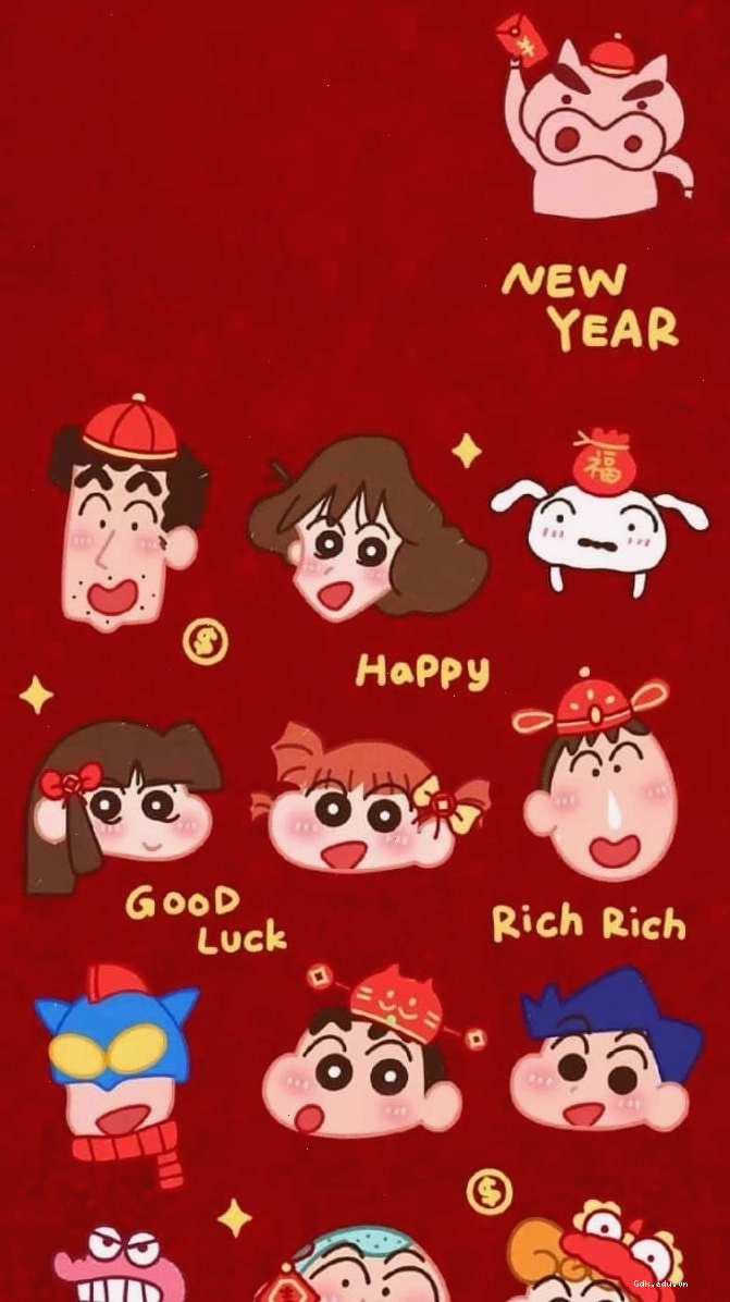 Hình nền Tết Chibi 2026 chất lượng 4K