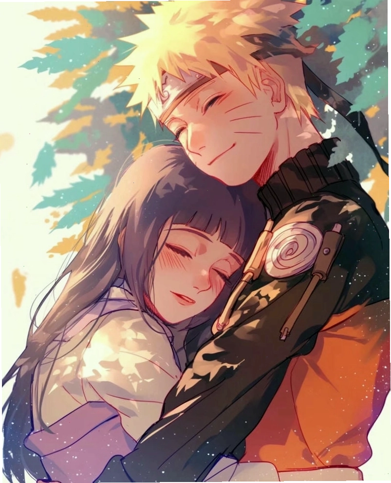 Hình nền tình cảm giữa Naruto và Hinata