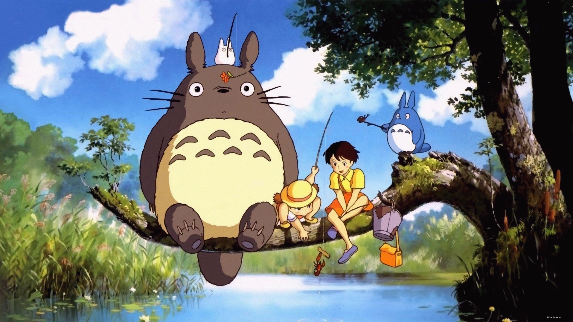 Hình nền Totoro dễ thương với kích thước phù hợp cho điện thoại di động