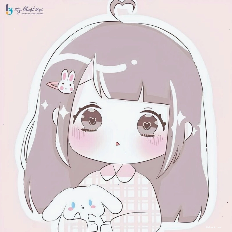 Hình vẽ chibi mèo cute