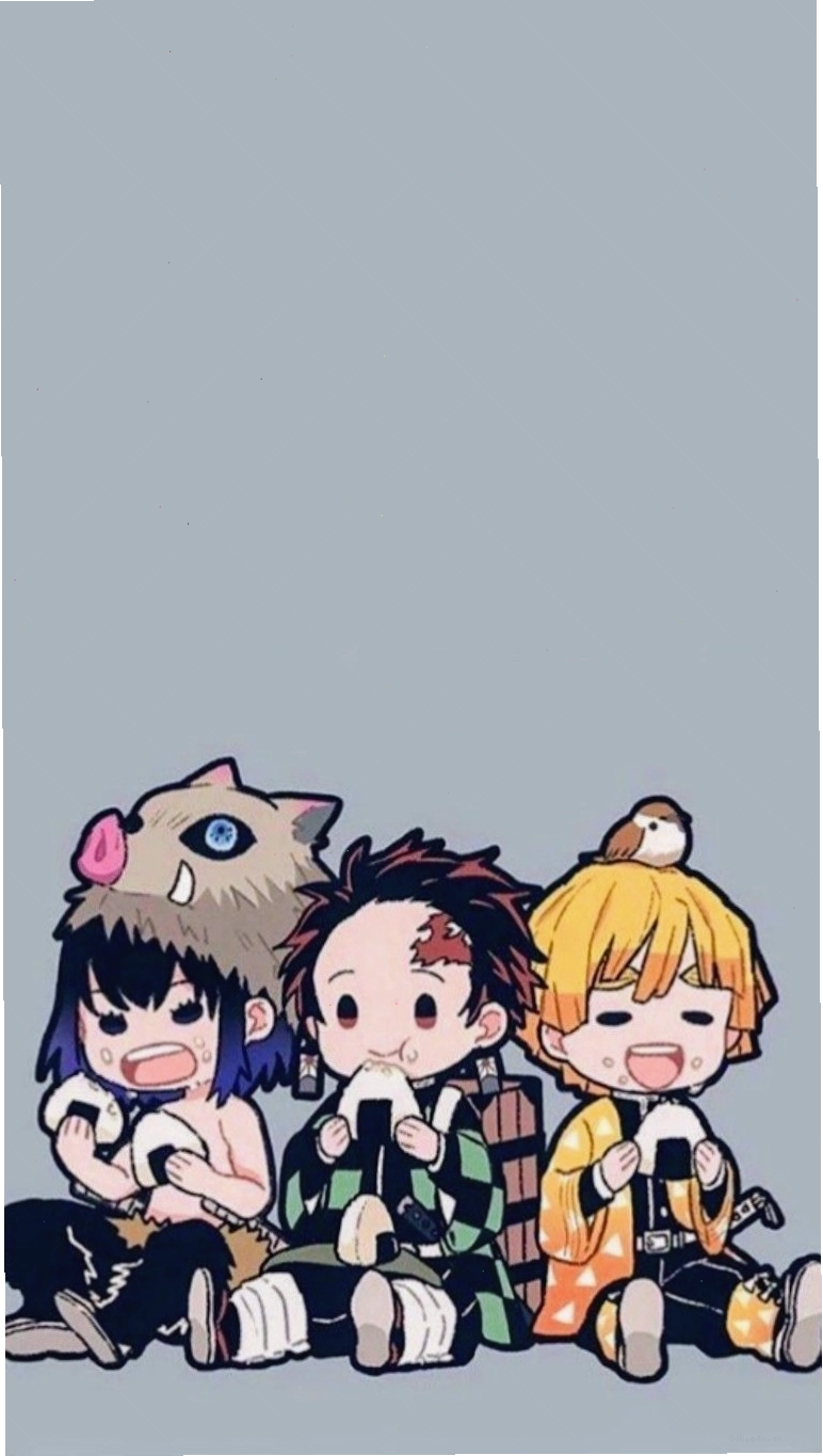 Inosuke Aesthetic Wallpaper phong cách Chibi