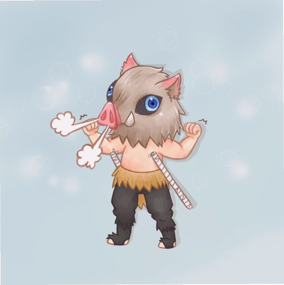 Inosuke Chibi với hiệu ứng đặc biệt